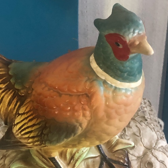 Vintage Hand-painted Ring-Necked Pheasants Bird Figurines Made in JAPAN - Picture 4 of 16